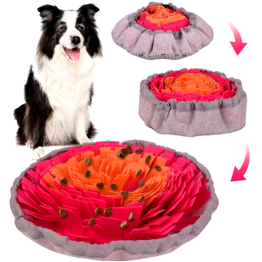 Washable Felt Pet Sniffing Pad Foldable Dog Slow Feeding Mat Toy Dog Training Snuff Mat