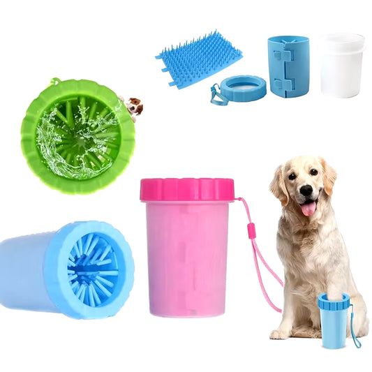 Portable Soft Silicone Pet Paw Cleaner for Cats & Dogs